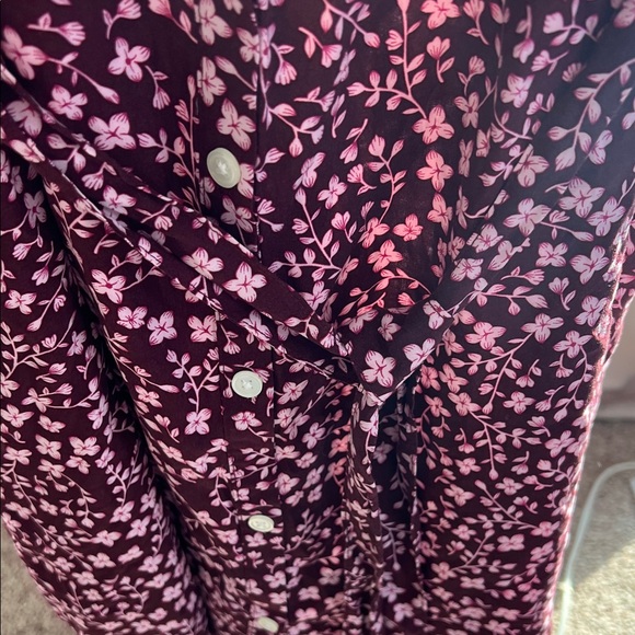 GAP Sleeveless Floral Mini Dress - Black and Pink - Picture 4 of 5